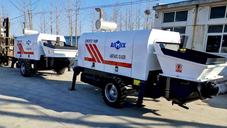 2 Sets ABT40C Trailer concrete pump To Philippines